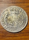 Poland 1756 silver 8 Groszy august Lll  7 3 Gram 30mm 