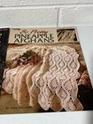 Lot Of 3 Vintage Granny Pineapple Afghan Crochet Pattern Books Leisure Arts Vgc