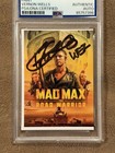 Vernon Wells Signed Mad Max Card Psa Autograph Authentic