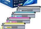 Tn229 Toner Cartridges 4 Pack Replacement For Brother Tn229bk c m y  Tn-229 Mfc-