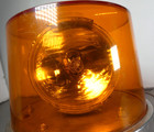 Napa 488 Rotating Amber Beacon Light S a e  W3-80 12 Volt Ge Bulbs Usa Made