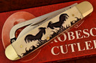 Robeson Shuredge Cutlery Gamecock Rooster Fightn Bone Cock Knife Nice Pocketeze