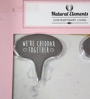 Cheese Markers Buffet Style 4 Set Lot Stainless Steel In Original Packaging