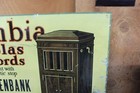 Original Antique Columbia Grafonola And Records Tin Sign- Alma  Kansas