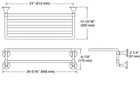 Kohler K-27085-af Occasion Hotelier 24  Towel Shelf   Bar     French Gold     New