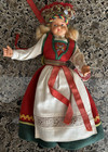 Pair Of Vintage Hilda S  Ege Norway Bride   Groom Dolls Oslo  Norway Great 