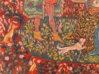 3x4 Vintage French Tapestry Wall Hanging Medieval Unicorn Decorative Tapestries