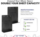 Manhasset M91 Pair Music Stand-out Shelf Extenders 