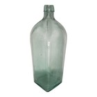 Antique 10 5  Mold Blown Aqua Blue Glass Bottle