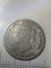 Canada 1883 Obverse  5 5 Cents Silver Coin Key Date- Cc09