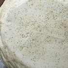 Vtg Ceramic Bisque  Weaved Basket- Mark Djf 1987