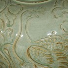 8   Chinese Dynasty Song Ru Kiln Porcelain Peacock Peony Bottle Vase