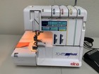 Elna 744 Dex Plus Overlock Serger Machine  Fully Serviced  Made In Japan 