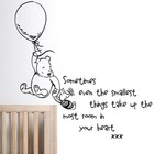 Winnie The Pooh Wall Art Sticker Quote Kids Bedroom Baby Nursery Decoratiorati