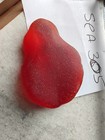 Rare 26g Genuine Fire Red Orange Sea Glass Jumbo Surf Tumbled Beach Glass Us