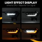 For Ford F150 F-150 Xl 2021 2022 2023 Front Led Fog Lights W amber Turn Signal