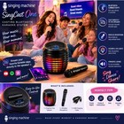 Singing Machine Singcast One Casting Bluetooth Karaoke System Wireless Mic 