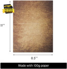 48 Aged Paper -vintage Letter Papers With Classic Aged Paper Designs- Six Old Lo