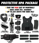 Maddog Tippmann Tmc Magfed Protective Hpa Paintball Gun Starter Package -black
