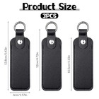 3 Pcs Usb Flash Drive Case Leather Storage Cases  Anti Lost Thumb Flash Drive 