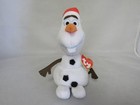 Ty Disney Frozen Olaf The Snowman Beanie Plush  nwt 
