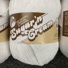 Lot Of 3 Lily Sugar n Cream Yarn Solids Super Size White 100  Cotton 4oz Each