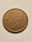 1966          Norway 5 Ore World Coin Km405 Vintage Moose Vf Detail Free Shipping