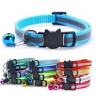 Cat Collar Colors Reflective Breakaway Neck Ring Necklace Bell Pet Products Safe