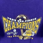 Vintage Y2k Los Angeles Lakers 2009 Nba Finals Champions T-shirt Purple Mens Xl