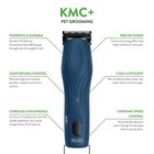 Wahl Kmc  Professional Cordless Pet Clipper Trimmer Blue New Open Box