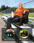 Hoperan Massage Heated Stadium Seats For Bleachers  Dual Control  Portable