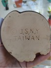Vintage Cat Pottery J s n y  Taiwan Glaze Planter Pot Small Retro Kitsch Cute