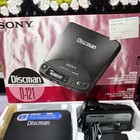Vintage Sony Discman D-121 Portable Cd Player Mega Bass Boxed Complete Tested