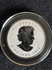 Canadian Silver Maple In Capsule W  Horse  Privy 2014 Rev Proof 1oz  9999
