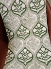 Indian Handmade Green Kantha Quilt Hand Block Print King Size Bedspread Blanket