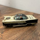 Vintage Rare 1950 s Japan Fine Toys Tin Litho Friction Highway Patrol Police Car