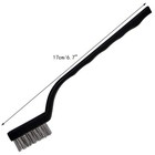Topbuti 15 Pcs Mini Stainless Steel Wire Brush Set For Stainless Steel 