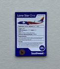         southwest Trading Card  5 Lone Star One Boeing 737-800 W  Holder