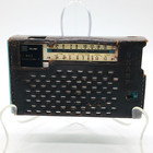 Sharp Tr-237 Transistor 6 Radio Leather Case Japan Vintage Rare Portable