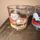 Mcdonald s Garfield Glass Mug Set Of 4 Multicolor Original 1980