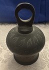 Antique Burmese Bronze Elephant Bell  Intricate Patterns By Skilled Artisianship