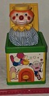Jack In The Box  Clown  Red Box Toy Factory Ltd No  7913 Push Button Operation