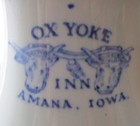 Vintage Souvenir Walker China Creamer Ox Yoke Inn Amana Iowa