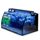 Hygger Horizon 8 Gallon Led Glass Aquarium Kit For Starters With 7w Power Filter