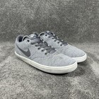 Nike Sb Check Solarsoft 844493-009 Men   s Size 11 Premium Gray Canvas Skate Shoes