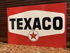 Texaco Vintage Style Metal Advertising Sign  Oil Gas Gasoline
