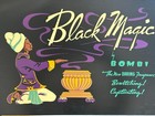 Black Magic Bombi Perfume Witchcraft Vintage Sign Display Ad 1940s Black Power