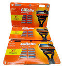 3x  Gillette Fusion 5 Razor Blade Refills Of 8 Cartridges Sealed Pack