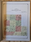 1914 Isanti County Minnesota Plat Book Atlas Farmers Directory Map Mn