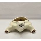 Vintage Turtle Ceramic Planter     Mid-century Pottery Animal Figurine 